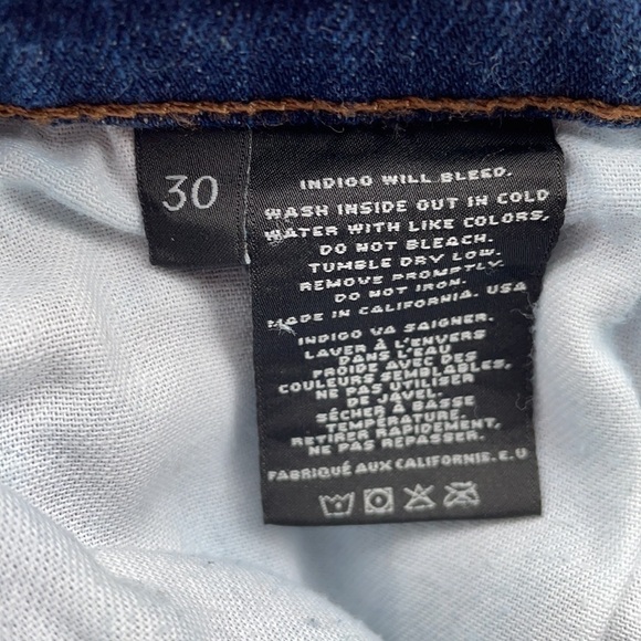 J Brand Skinny Jeans Pants Daphne Dark Wash Denim Stretch Preppy Boho Classic 30 - Picture 4 of 7